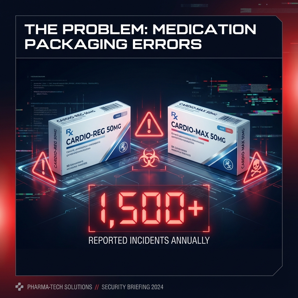 ArtGuard problem slide showing packaging error scale